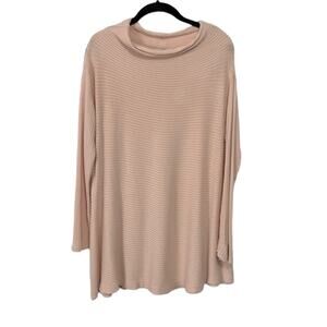 We The Free People Stone Cold Turtleneck Tunic top blush pink women’s size large